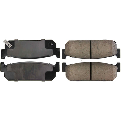 Centric Parts Disc Brake Pad Set Posi Quiet Ceramic with Shims and Hardware for 1994-1996 Infiniti Q45 105.05881