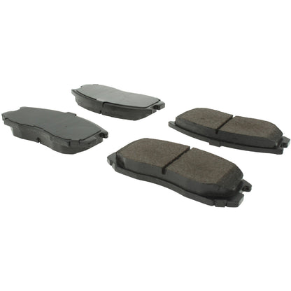 Centric Parts Disc Brake Pad Set Posi Quiet Ceramic with Shims for 1991-2000 Dodge Colt Eagle Summit Vista Mitsubishi Mirage Plymouth Colt 105.06020