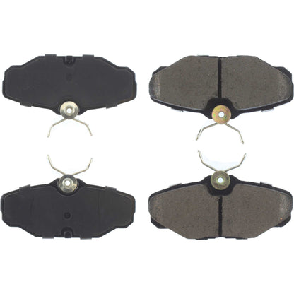 Centric Parts Disc Brake Pad Set Posi Quiet Ceramic with Shims for Ford Sable 1994-2001 Taurus 1993-2007 Lincoln Continental 1993-2002 Mercury Sable 1993-2005 105.06100