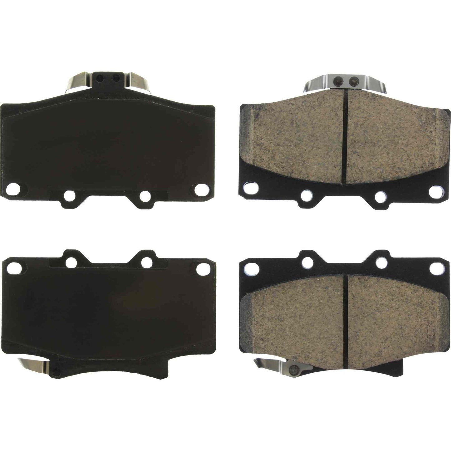Centric Parts Disc Brake Pad Set Posi Quiet Ceramic with Shimmed for 1991-1996 Toyota 4Runner T100 105.06110