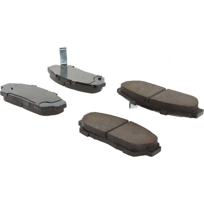 Centric Parts Disc Brake Pad Set Posi Quiet Ceramic with Shims and Hardware for 2001-1994 Acura Integra 1995-1993 Honda Civic 105.06170