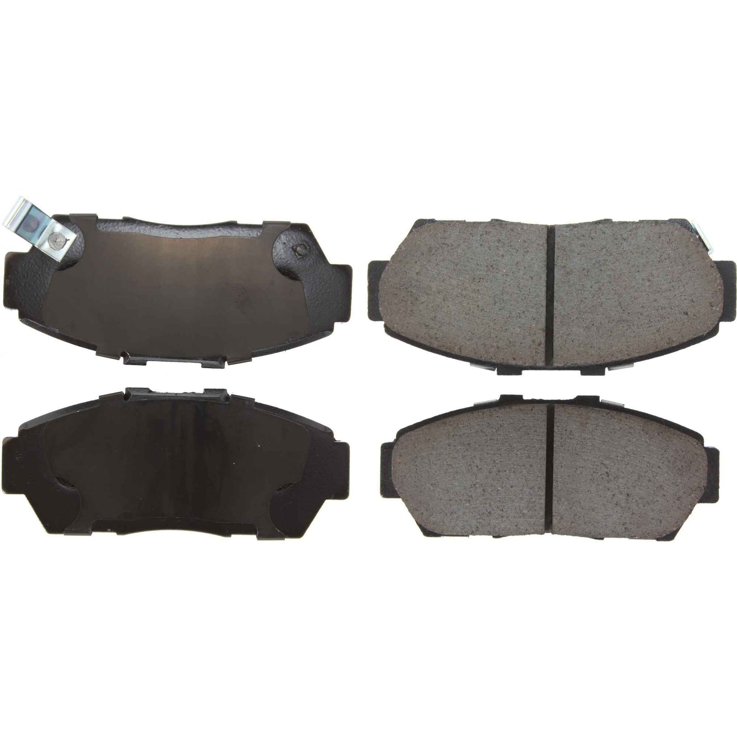 Centric Parts Disc Brake Pad Set Posi Quiet Ceramic with Shims and Hardware for 2001-1994 Acura Integra 1995-1993 Honda Civic 105.06170