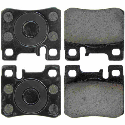 Centric Parts Disc Brake Pad Set Posi Quiet Ceramic with Shims and Hardware for 1993-1995 Mercedes-Benz 190E 300E C220 C280 105.06200