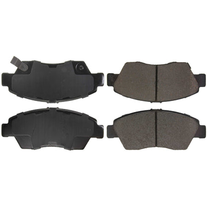 Centric Parts Disc Brake Pad Set Posi Quiet Ceramic with Shims for 2002-2006 Acura RSX 2004-2005 Honda Civic 105.06210