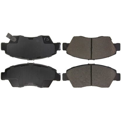 Centric Parts Disc Brake Pad Set Posi Quiet Ceramic with Shims for 2002-2006 Acura RSX 2004-2005 Honda Civic 105.06210