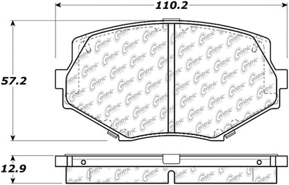 Centric Parts Disc Brake Pad Set 105.06350