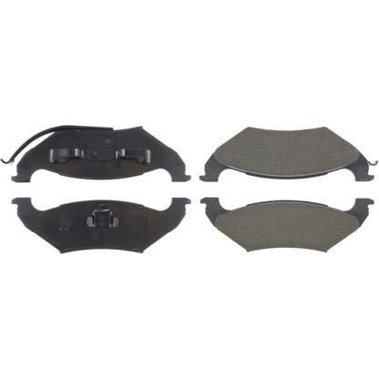 Centric Parts Disc Brake Pad Set with Posi Quiet Technology 105.06620