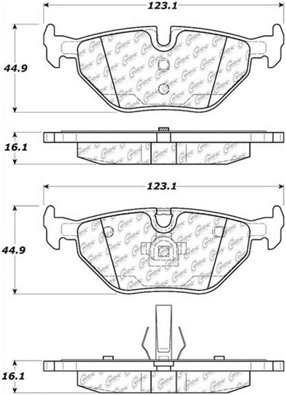 Centric Parts Disc Brake Pad Set 105.06920