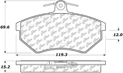 Centric Parts Disc Brake Pad Set 105.06960