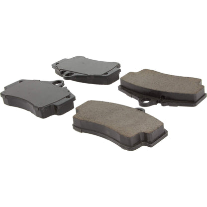 Centric Parts Disc Brake Pad Set Posi Quiet Ceramic with Shims and Hardware for 2008-1999 Porsche 911, 2008-1997 Boxster, 2012-2010 Boxster, 2008-2006 Cayman, 2012-2010 Cayman 105.07380
