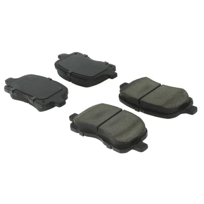Centric Parts Disc Brake Pad Set Posi Quiet Ceramic with Shimmed for 1998-2002 Chevrolet Prizm Toyota Corolla 105.07410