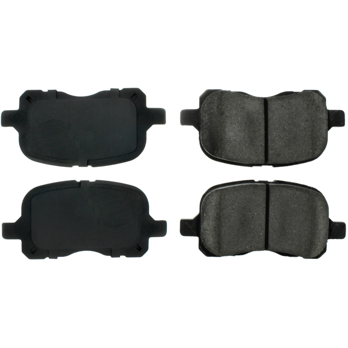 Centric Parts Disc Brake Pad Set Posi Quiet Ceramic with Shimmed for 1998-2002 Chevrolet Prizm Toyota Corolla 105.07410