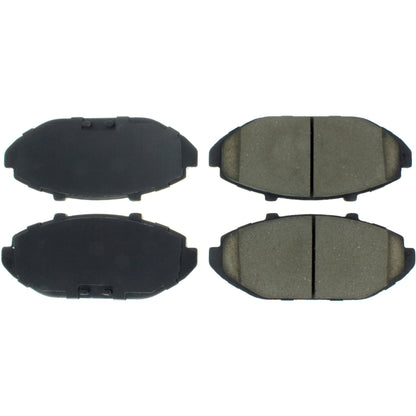Centric Parts Disc Brake Pad Set Posi Quiet Ceramic with Shimmed for 1998-2002 Ford Crown Victoria Grand Marquis Lincoln Town Car Mercury Grand Marquis 105.07480