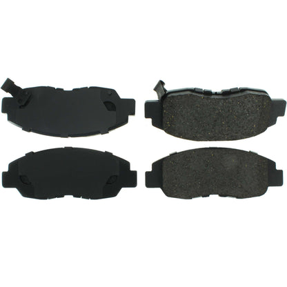Centric Parts Disc Brake Pad Set Posi Quiet Ceramic with Shims and Hardware for Acura EL 2005-1997 Honda Civic 2011-1996 Insight 2014-2010 105.07640