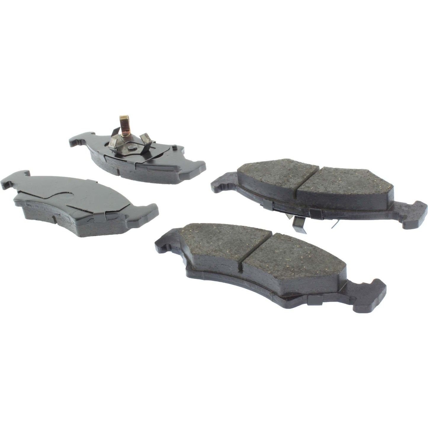 Centric Parts Disc Brake Pad Set Posi Quiet Ceramic with Shims and Hardware for 1985-1994 Ferrari Mondial Kia Sephia Spectra 105.07660