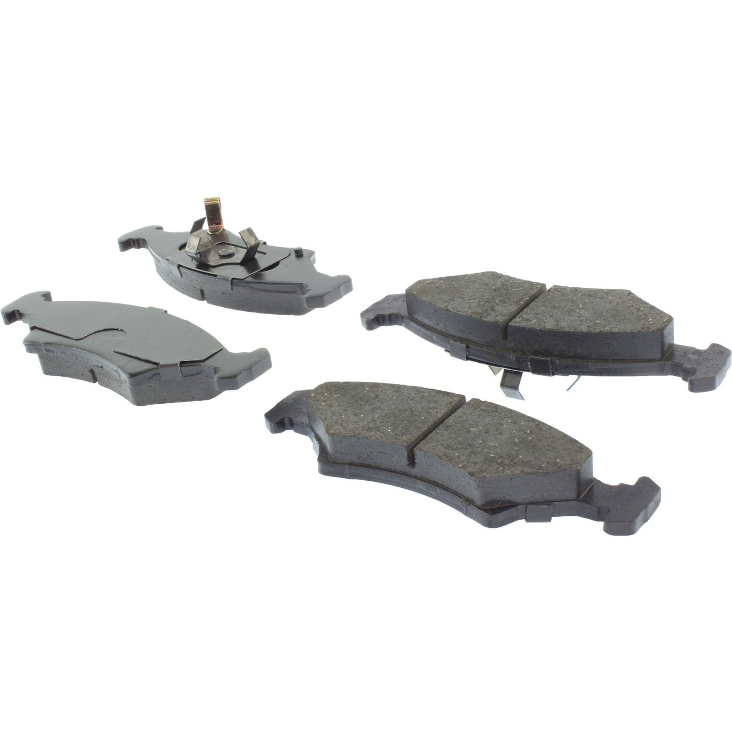 Centric Parts Disc Brake Pad Set Posi Quiet Ceramic with Shims and Hardware for 1985-1994 Ferrari Mondial Kia Sephia Spectra 105.07660
