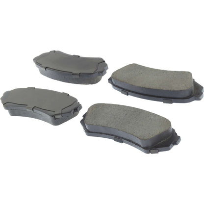 Centric Parts Disc Brake Pad Set Posi Quiet Ceramic with Shimmed for 1998-2007 Lexus LX470 Toyota Land Cruiser 105.07730
