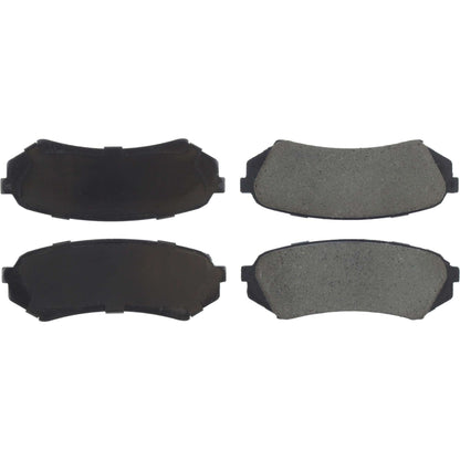 Centric Parts Disc Brake Pad Set Posi Quiet Ceramic with Shimmed for 1998-2007 Lexus LX470 Toyota Land Cruiser 105.07730