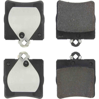 Centric Parts Disc Brake Pad Set Posi Quiet Ceramic with Shims and Hardware for 2004-2008 Chrysler Crossfire, 1999-2005 Mercedes-Benz C230/C240/C280, 1996-2013 SLK