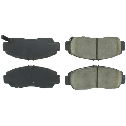 Centric Parts Disc Brake Pad Set Posi Quiet Ceramic with Shims for Acura CL 2001-2003, RL 1999-2004, TL 1999-2008, TSX 2004-2010, Honda Accord 2003-2011 105.07870