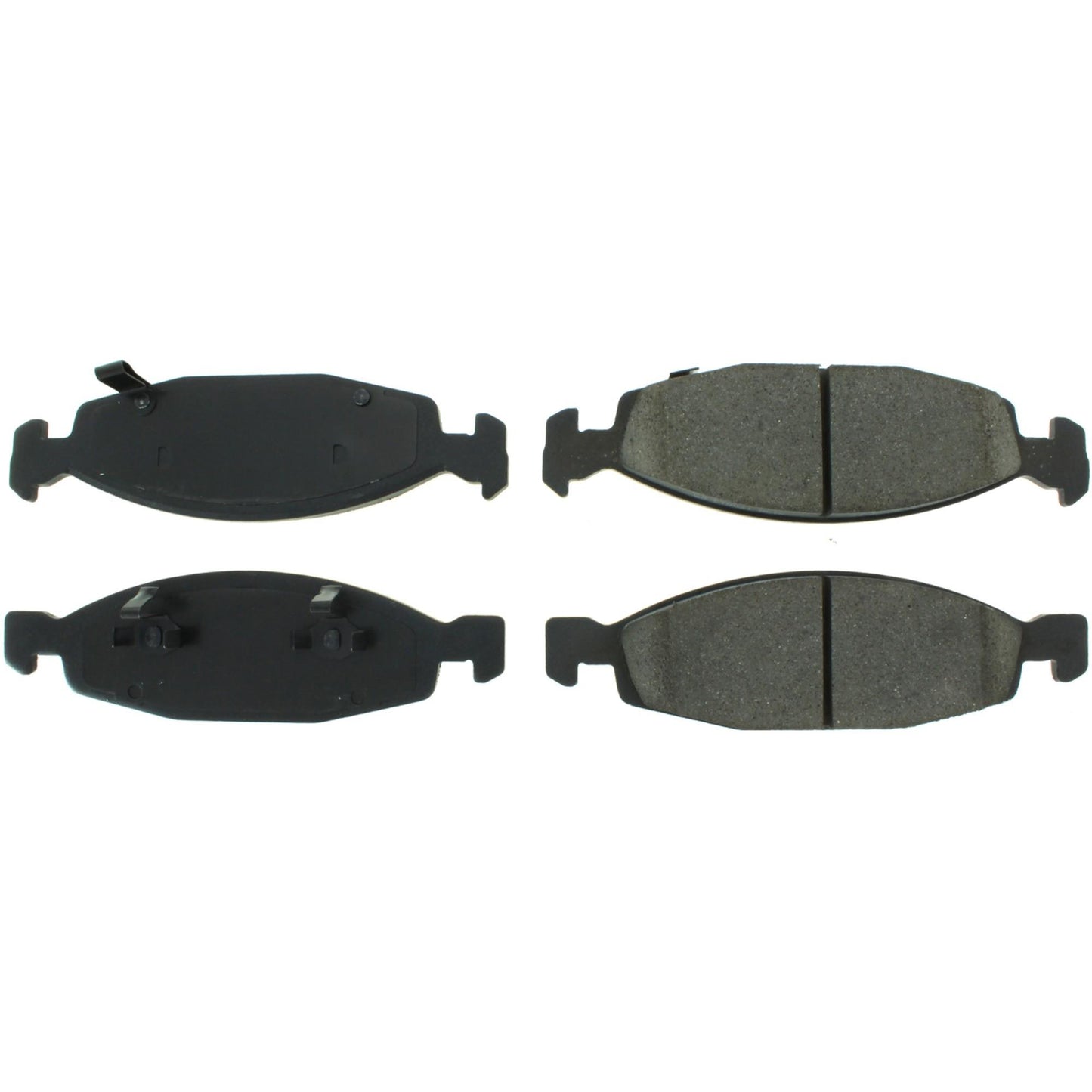 Centric Parts Disc Brake Pad Set Posi Quiet Ceramic with Shimmed for 1999-2002 Jeep Grand Cherokee 105.07900