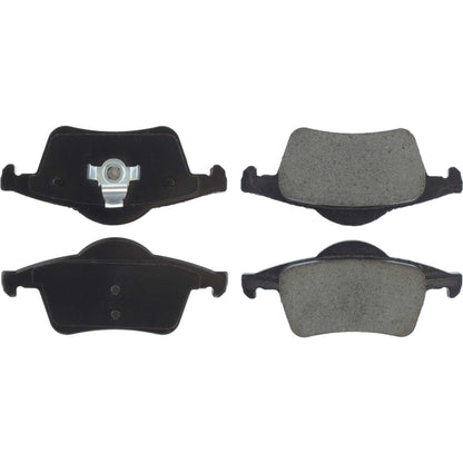 Centric Parts Disc Brake Pad Set Posi Quiet Ceramic with Shims and Hardware for 2001-2009 Volvo S60, 1999-2000 Volvo S70, 1999-2006 Volvo S80, 1999-2007 Volvo V70, 1999-2003 Volvo XC70 105.07950