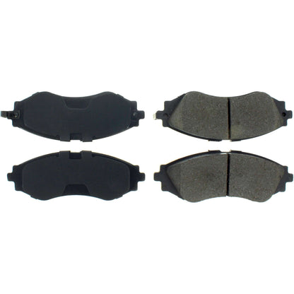 Centric Parts Disc Brake Pad Set Posi Quiet Ceramic with Shims and Hardware for 2004-2018 Chevrolet Aveo 105.07970