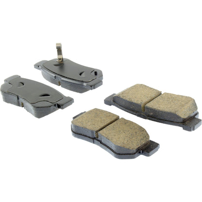 Centric Parts Disc Brake Pad Set Posi Quiet Ceramic with Shims for 2001-2010 Hyundai, Kia and related models