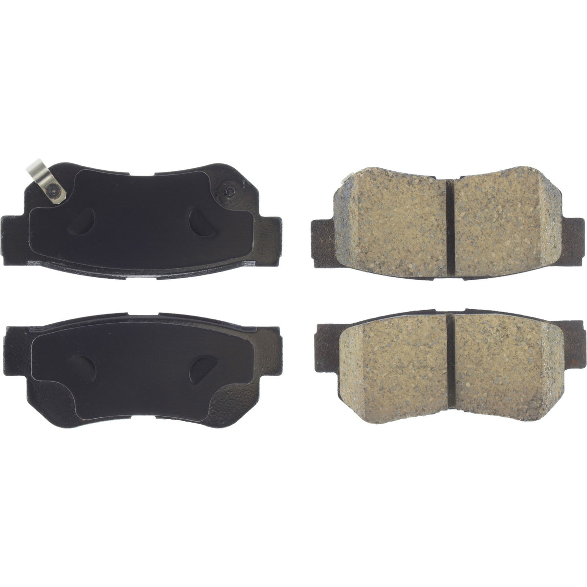 Centric Parts Disc Brake Pad Set Posi Quiet Ceramic with Shims for 2001-2010 Hyundai, Kia and related models
