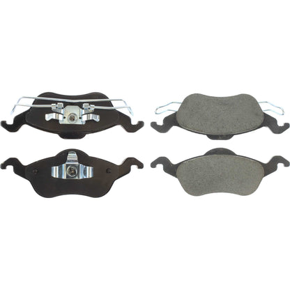 Centric Parts Disc Brake Pad Set Posi Quiet Ceramic with Shims for 2000-2004 Ford Focus 105.08160