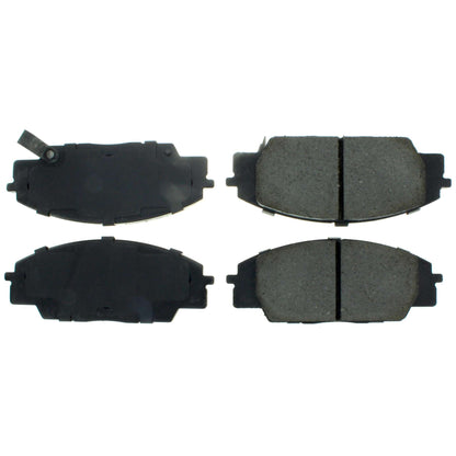 Centric Parts Disc Brake Pad Set Posi Quiet Ceramic with Shims for 2000-2011 Acura CSX RSX Honda Civic S2000 105.08290