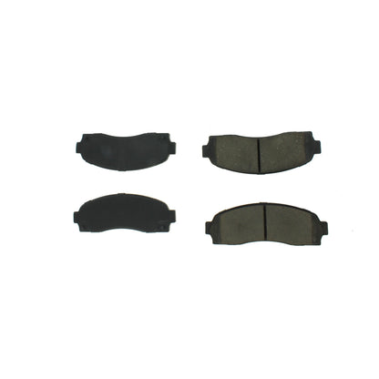 Centric Parts Disc Brake Pad Set Posi Quiet Ceramic with Shims for 2002-2012 Chevrolet Ford Mazda