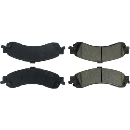 Centric Parts Disc Brake Pad Set Posi Quiet Ceramic with Shims for 2000-2006 Cadillac Escalade 105.08340