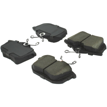 Centric Parts Disc Brake Pad Set Posi Quiet Ceramic with Shims for Mitsubishi Space Star 2004-2003 Smart Forfour 2007-2005 Volvo S40 2012-1999 V40 2004-1999 105.08380
