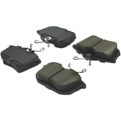 Centric Parts Disc Brake Pad Set Posi Quiet Ceramic with Shims for Mitsubishi Space Star 2004-2003 Smart Forfour 2007-2005 Volvo S40 2012-1999 V40 2004-1999 105.08380