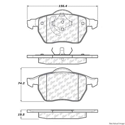 Centric Parts Disc Brake Pad Set 105.08401