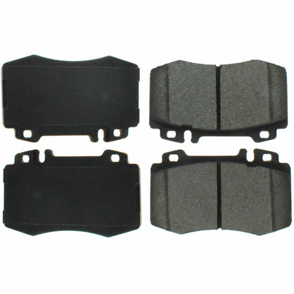 Centric Parts Disc Brake Pad Set Posi Quiet Ceramic with Shims for 2002-2003 Mercedes-Benz C32 AMG C55 AMG C350 CLK55 AMG CLK500 CLK550 SLK55 AMG 105.08471