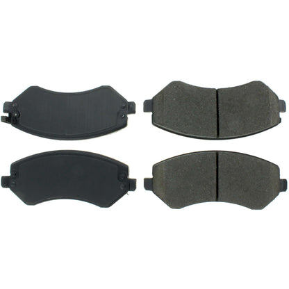 Centric Parts Disc Brake Pad Set Posi Quiet Ceramic with Shims for 2001-2008 Chrysler Town & Country Voyager Dodge Caravan Grand Caravan Jeep Liberty 105.08560
