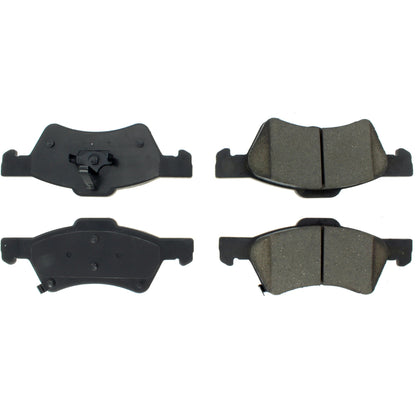Centric Parts Disc Brake Pad Set Posi Quiet Ceramic with Shims for 2001-2007 Chrysler Town & Country, Voyager, Dodge Caravan and Grand Caravan 105.08570