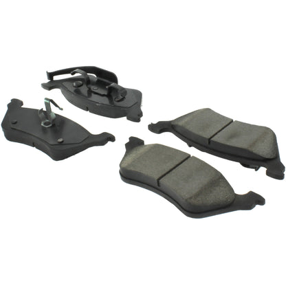 Centric Parts Disc Brake Pad Set Posi Quiet Ceramic with Shims for 2001-2008 Chrysler Town & Country Voyager Dodge Caravan Grand Caravan 105.08580