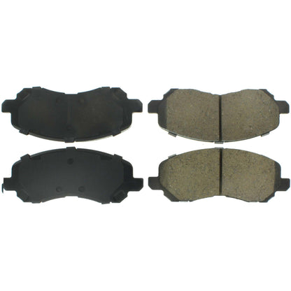 Centric Parts Disc Brake Pad Set Posi Quiet Ceramic with Shims and Hardware for 2001-2017 Chrysler Dodge Jeep Mitsubishi