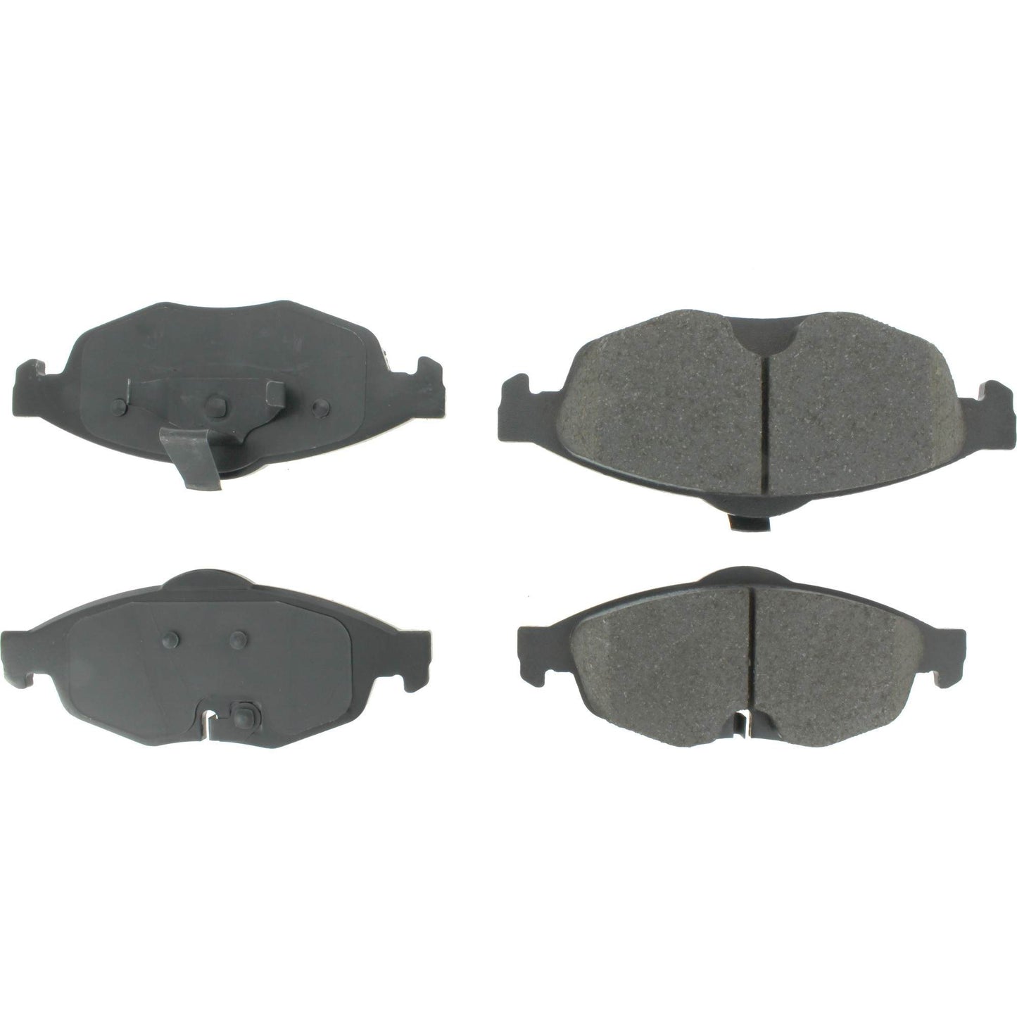 Centric Parts Disc Brake Pad Set Posi Quiet Ceramic with Shims for 2001-2010 Chrysler Cirrus Sebring Dodge Stratus 105.08690