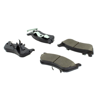 Centric Parts Disc Brake Pad Set Posi Quiet Ceramic with Shims and Hardware for 1998-2005 Mercedes-Benz ML320/ML350/ML430 105.08750