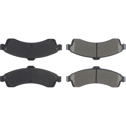 Centric Parts Disc Brake Pad Set Posi Quiet Ceramic with Shims for 2005-2004 Buick Rainier, Chevrolet SSR, Trailblazer