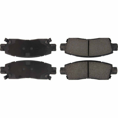Centric Parts Disc Brake Pad Set Posi Quiet Ceramic with Shims for 2004-2017 Buick Enclave and Related Models 105.08830