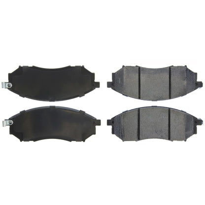 Centric Parts Disc Brake Pad Set Posi Quiet Ceramic with Shims for 2006-2013 Infiniti FX35/FX37/FX45 QX70 105.08881