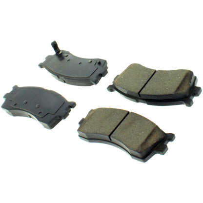 Centric Parts Disc Brake Pad Set Posi Quiet Ceramic with Shims and Hardware for 2001-2005 Kia Rio Sephia Spectra 105.08890