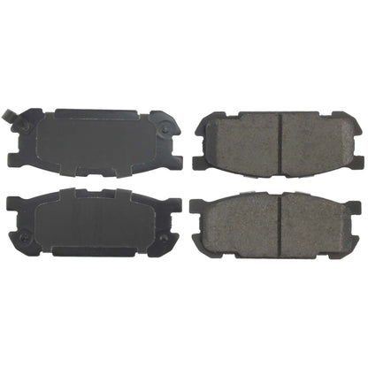 Centric Parts Disc Brake Pad Set Posi Quiet Ceramic with Shims for 2001-2005 Mazda Miata 105.08910