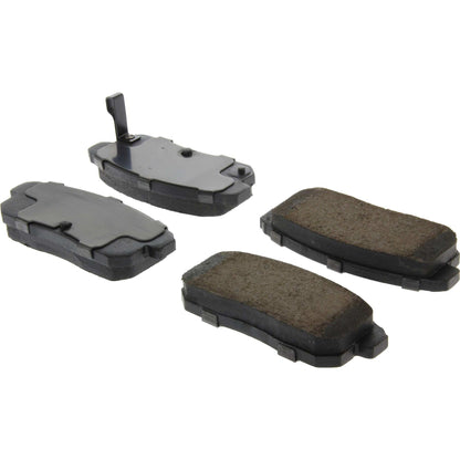 Centric Parts Disc Brake Pad Set Posi Quiet Ceramic with Shims and Hardware for 2000-2006 Infiniti G20 I30 I35 Nissan Maxima Sentra 105.09000