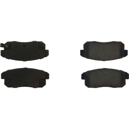 Centric Parts Disc Brake Pad Set Posi Quiet Ceramic with Shims and Hardware for 2000-2006 Infiniti G20 I30 I35 Nissan Maxima Sentra 105.09000